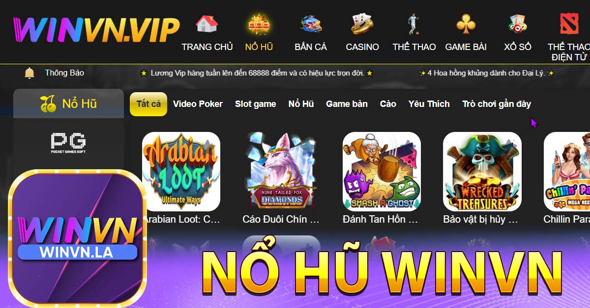 Những lợi ích khi chơi Game nổ hũ ăn tiền thật Winvn